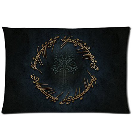 Green-Store Custom Lord of the Rings Elvish Home Decorative Pillowcase Pillow Case Cover 20*30 Two Sides Print