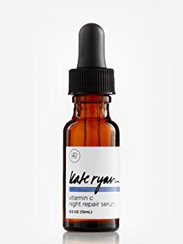 20% Vitamin C Night Repair Serum (0.5 ounce) - All Natural Vitamin C Serum for Dry Skin with Anti-Aging Skin Repair Actives, Alpha Lipoic Acid, Hyaluronic Acid, DMAE, and Green Tea EGCG