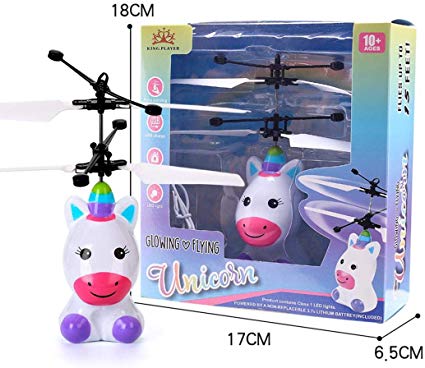 Fanala Children Mini Infrared Sensing Lighting Flying Toy USB Charging Toy Electronic Toys