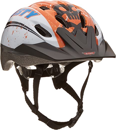 BELL Planes Flying Adventurer Child Helmet, White, Orange (7031695)