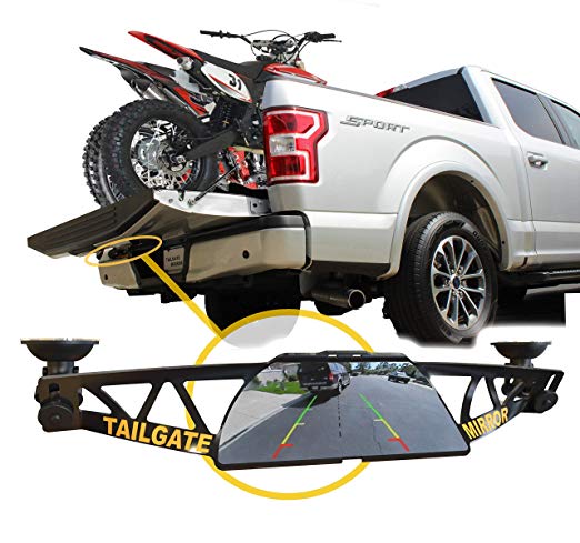 Tailgate Mirror - Ever Drive with Your Tailgate Down? Bring Your Backup Camera Back to Life Pickup Truck Accessory