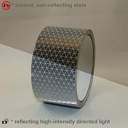Reflexite REF-DB Retroreflective V92 Daybright Tape: 2 in. x 15 ft. (Silver-White)