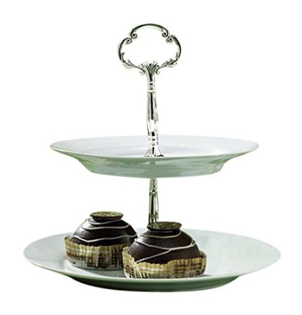 Klikel 2 Tier Cake Stand, Cupcake and Dessert Centerpiece