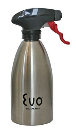 Delta Evo Stainless Steel Oil Trigger Spray Bottle For Olive and Cooking Oils 16-Ounce