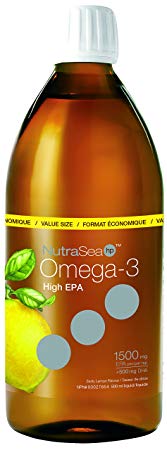 Nutra Sea Fish Oil HP -HIGH POTENCY 3:1 EPA to DHA -Lemon Flavour (500mL=16.6oz) NutraSea Herring oil by Ascenta Brand: Ascenta