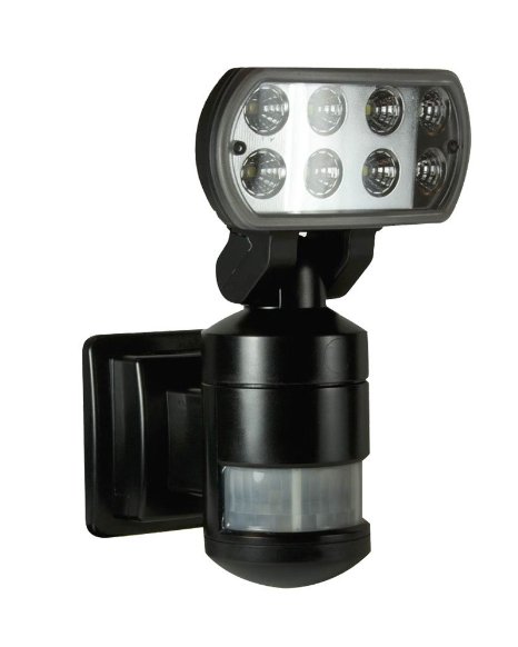 Versonel Nightwatcher Pro Motorized LED Security Motion Tracking Flood Light VSLNWP502B Black