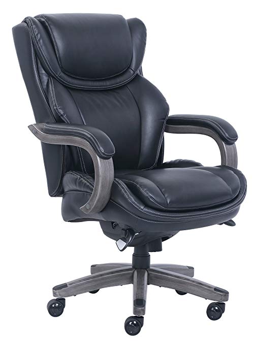 LaZBoy  Big & Tall Executive Chair Bonded Leather, Black