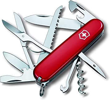 Victorinox Huntsman Swiss Army Knife Red Blister