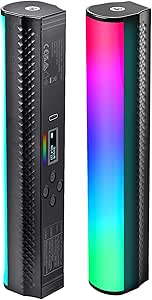 NEEWER RGB Light Wand, Magnetic Handheld Photography Video Light Stick, 2500K~8500K Dimmable CRI95  Full Color LED Tube Light Bar with 2550mAh Battery, 17 Light Scenes for Vlog TikTok YouTube, TL20C