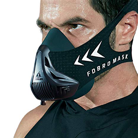 FDBRO Workout Mask Sports Mask Fitness,Running, Resistance,Cardio,Endurance Mask for Fitness Training Sport Mask 3.0 with Carry Box