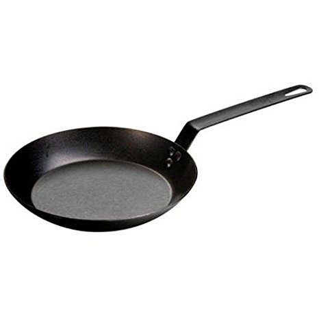 Lodge CRS12 12-Inch Diameter Seasoned Steel Skillet