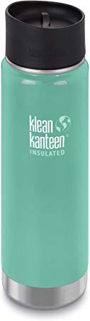 Klean Kanteen Wide Double Wall Vacuum Insulated Stainless Steel Coffee Mug with Leak Proof Café Cap 2.0