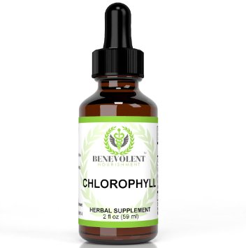 Liquid Chlorophyll Dietary Supplement. Natural Herbal Drops Are Potent and Effective, Easy to Take, Absorb Fast to Best Help Your Immune System and Boost Energy. Alcohol Free. Gluten Free. 2oz Bottle.