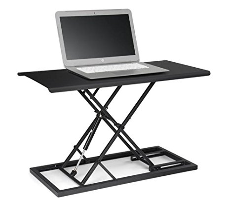 E3 Compact Stand Up Desk Converter (Black)