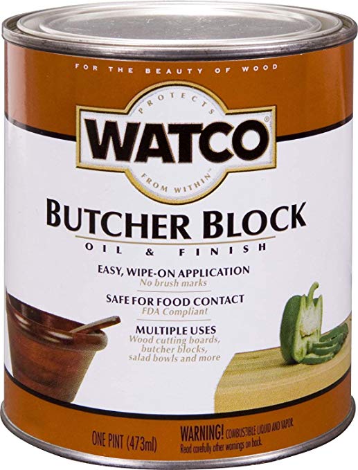 Watco 241758 Butcher Block Oil & Finish, Pint