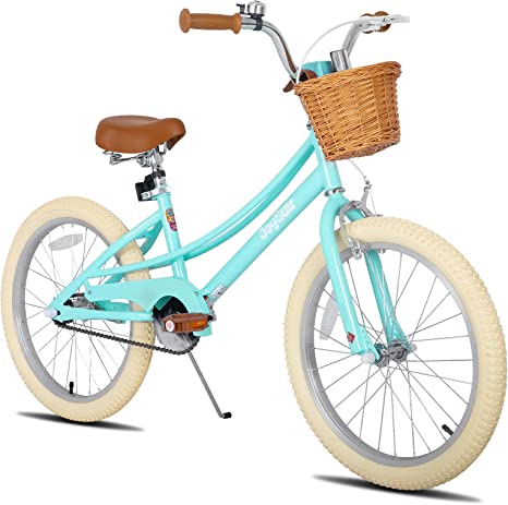 JOYSTAR Girls Bike for 2-13 Years Old Toddlers and Kids, 12" 14" 16" Kids Bike with Training Wheels & Basket, 20 Inch Kid's Bicycle with Kickstand, Retro Style Bikes