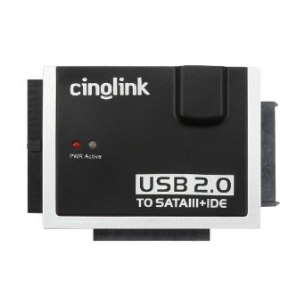 ULFCC Certified Power Supplier Cinolink USB 20 to Sata and IDE Hard Drive Adapter Universal 2535525 Drives with 3 Feet 09 MetersUSB 20 Cable
