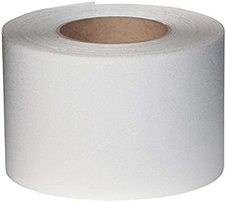 Safe Way Traction 4" X 12' Foot Roll of CLEAR Rubberized Anti Slip Non Skid Safety Tape 3530-4-12