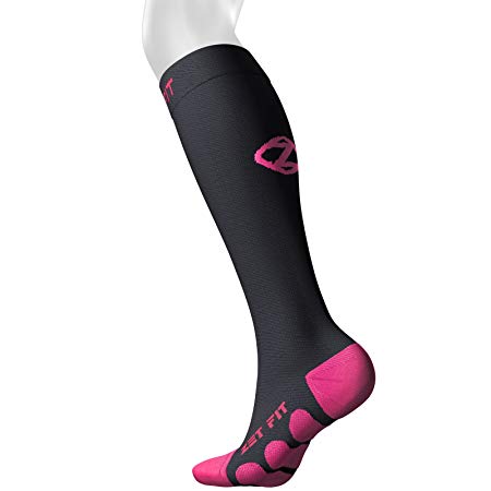 Compression Socks for Men and Women, Premium Design, Ideal for Everyday Use, Fit for Running, Nursing, Travel, Flights, Pregnancy, Improve Blood Circulation and Recovery Times.