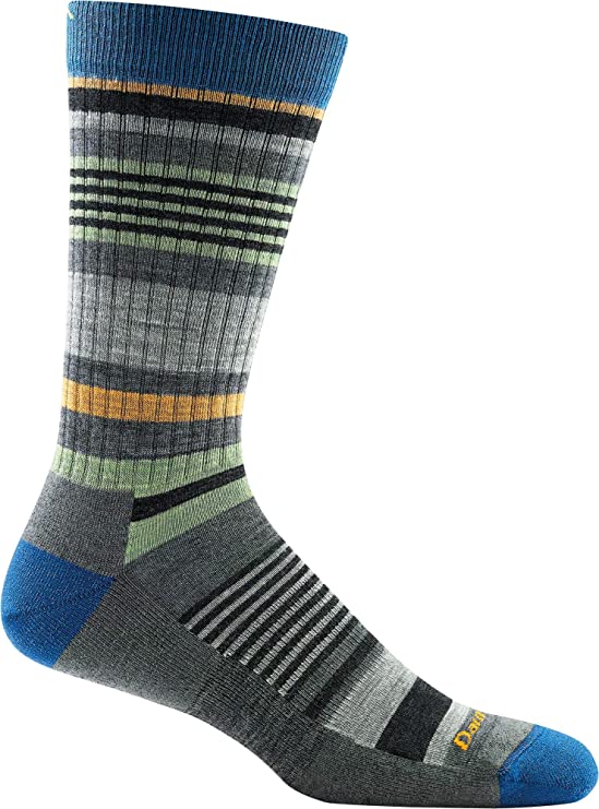 DARN TOUGH (1696) Unstandard Stripe Crew Lightweight with Cushion Men's Sock