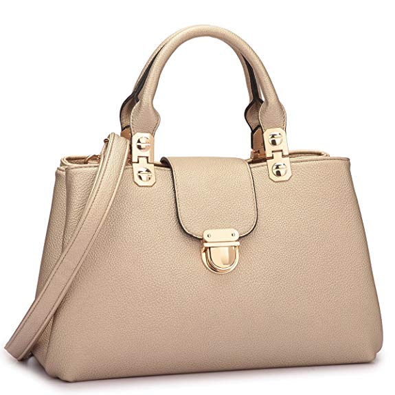 Dasein Women Handbags Top Handle Satchel Tote Purse Ladies Leather Shoulder Bag