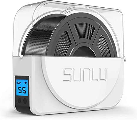 Upgraded Dryer Box of 3D Printer Filament, SUNLU 3D Filament Dryer Box S1, Keeping Filaments Dry During 3D Printing, Filament Holder, Compatible with 1.75mm, 2.85mm, 3.00mm Filament, Storage Box