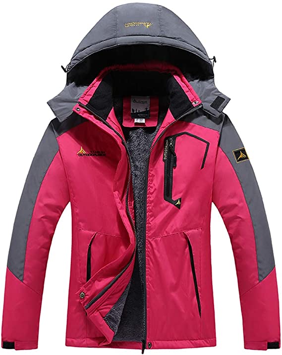 Women's Waterproof Ski Jacket Winter Warm Snow Coat Windproof Mountain Raincoat Snowboarding Hooded Jackets