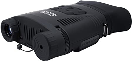 BARSKA BQ13504 Night Vision NVX600 Infrared Illuminator Digital Binoculars, Black, One Size