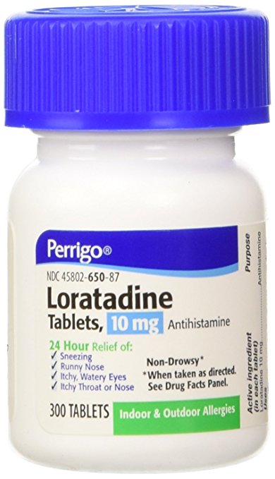 Loratadine 24 Hour Allergy Relief Tablets, 10 mg - 300 Ea