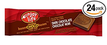 Enjoy Life Chocloate bars, Dark, 1.12 Ounce (Pack of 24) ( Pack May Vary )