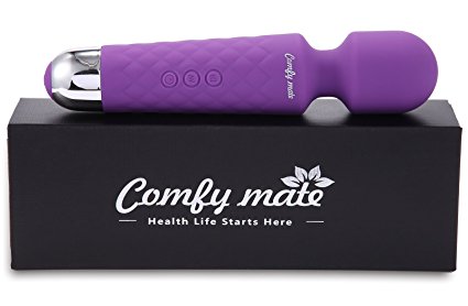 UPGRADED Powerful Wand Viberate Massager Best For Women, Woman, Female Toy & Couples Adult Items Toys- Discreetly Packaged (Purple)