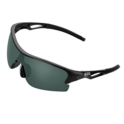 O2O Polarized Sports Sunglasses for Women Men Biking Driving Golf Durable Frame