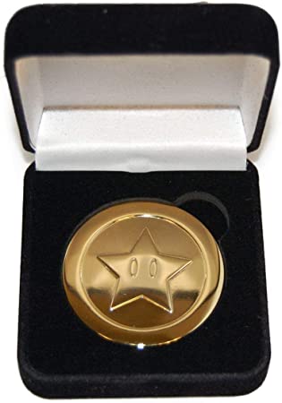 Nintendo Super Mario Brothers Collector's Gold Coin in Velvet Box