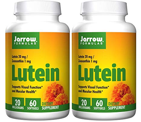 Jarrow Formulas, Lutein, 20 mg, 60 Softgels, 2 Pack