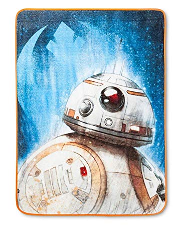 Jay Franco Star Wars Ep 8 Resistance Throw Blanket Blue