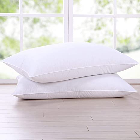 EGYPTO Soft Microfibre Pillows - 100% Microfibre Bounce Back Pillows (Microfibre Pillow 19" x 29")