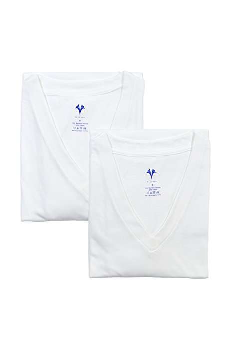 Men's V-Neck Undershirts (2-Pack) Best Gifts for Him