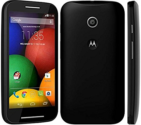 Motorola Moto E - (2nd Gen, XT1527), black - Unlocked - Smart Phone, 4.5" Display, 4G LTE 8GB, Bulk Packed, Android 5.0, GSM, 3G