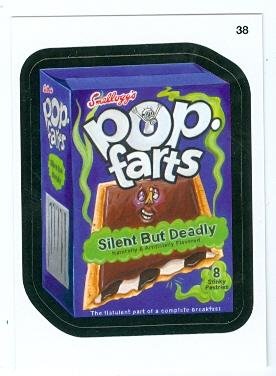 Pop Farts trading card Whacky Packs 2013 Topps #38 Pop Tarts spoof