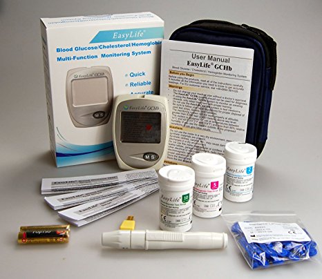EasyLife Hemoglobin,Cholesterol,Glucose,Test Meter Kit