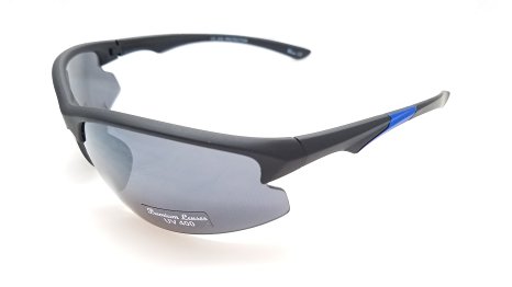YOOKO® Sunglasses for Men UV400 | Sport Sunglasses for Men for Sports, Baseball, Cycling,Outdoors, Driving, Fishing, Camping - Black Designer Sunglasses for Men