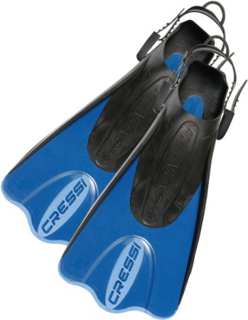 Cressi Palau Light Weight Travel Snorkeling Swim Fins (Made in Italy)