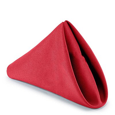 TableLinensforLess.com Cloth Napkin (Red) 6 Pack