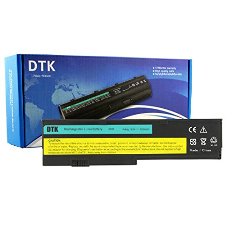 Dtk New High Performance Laptop Battery for Lenovo (Ibm) Thinkpad X200 X200s X201 X201i Series - 12 Months Warranty [Li-ion 6-cell 10.8v 5200mah] Notebook Battery