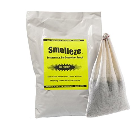 SMELLEZE Reusable Cooking Smell Removal Deodorizer Pouch: Get Odor Out Without Fragrances in 300 Sq. Ft.