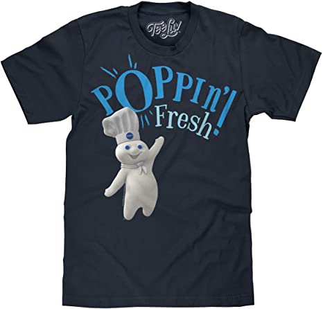 Tee Luv Pillsbury Doughboy Shirt - Poppin' Fresh Graphic Tee Shirt