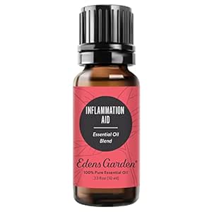 Edens Garden Inflammation Aid Essential Oil Blend- 100% Pure Premium Grade, Undiluted, Natural, Therapeutic, Aromatherapy, The Best for Skin, Face, Humidifiers 10 ml (.33 fl oz)