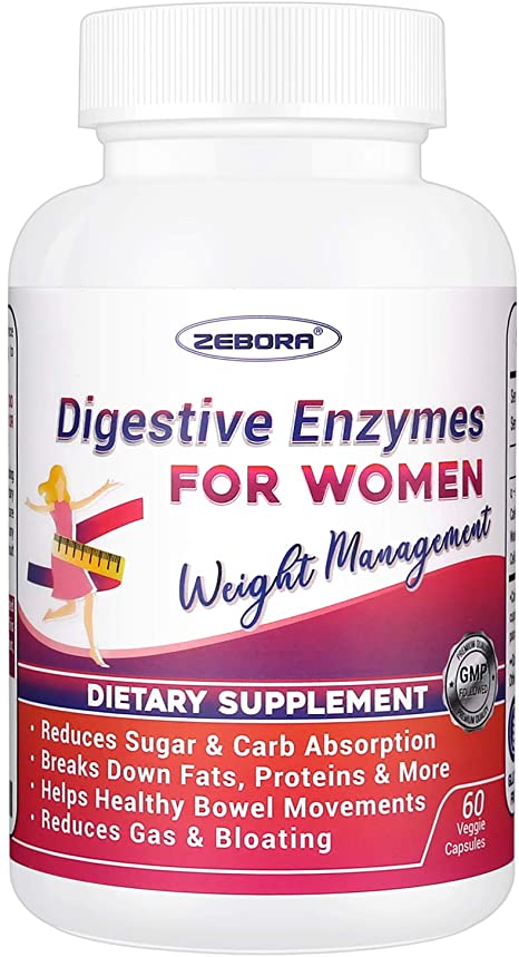 Vegetarian Digestive-Enzymes-for-Women Support-for-Digestion, Bloating, Gas, Healthier Weight Management