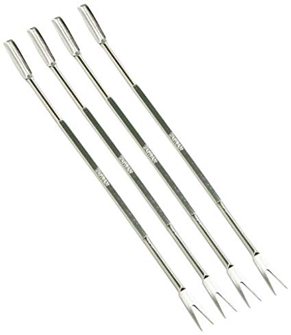 Norpro 801 Stainless Steel Seafood Forks/Picks, Set of 4, Silver