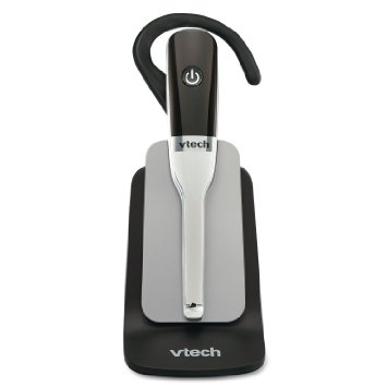 VTech IS6100 DECT 6.0 Cordless Headset, Silver/Black, 1 Accessory Headset